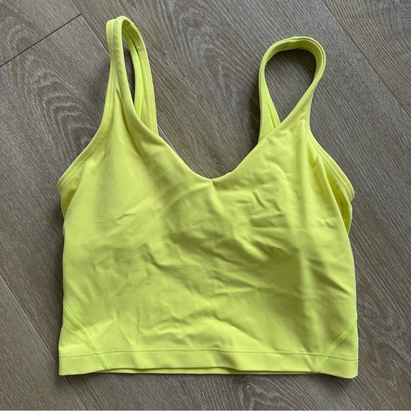 Lululemon Align Tank color electric lemon - Picture 2 of 4